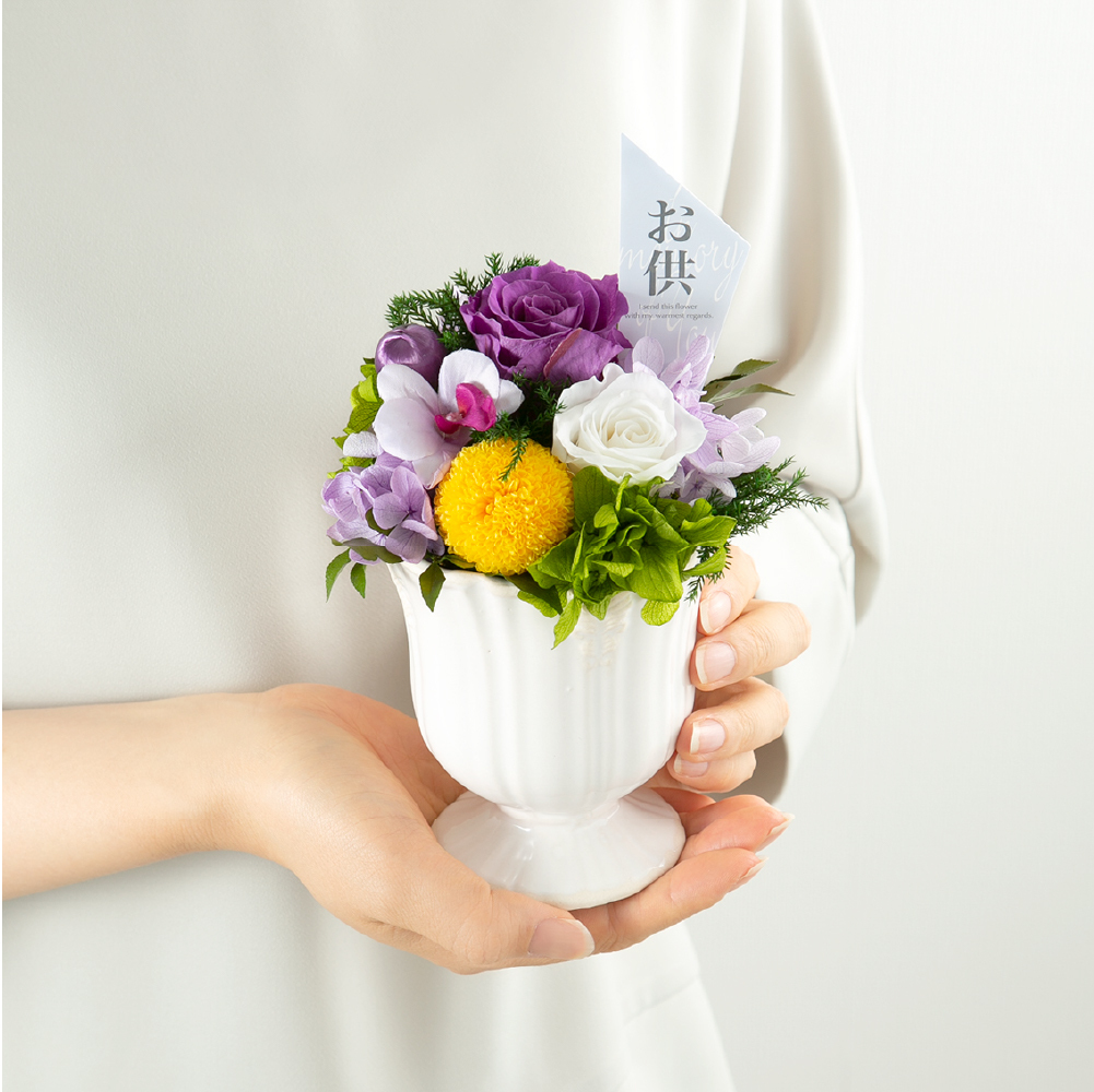 プリザーブドフラワー 仏花 ティエドゥール お供え お悔み 仏壇花