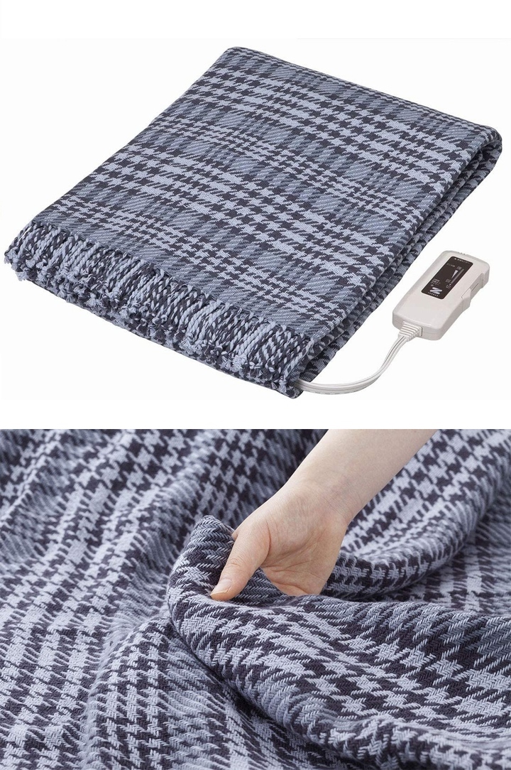 ゼンケン 電気ひざかけ グレー ZR-51LT 《電磁波99％カット、暖房機