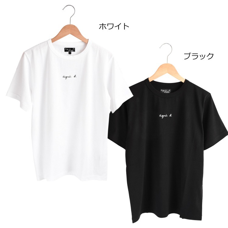 アニエスベー agnes b. Tシャツ 半袖 ロゴ レディース メンズ おしゃれ プリント シンプル コットン アパレル ユニセックス プレゼント  ショップバッグ付属