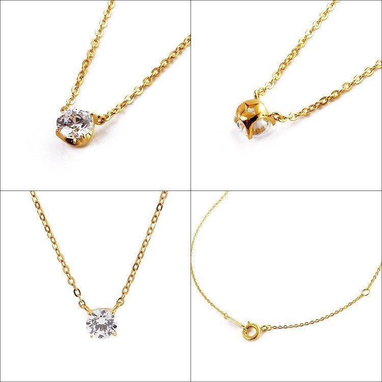 4℃ ヨンドシー ネックレス アクセサリー ジュエリー ピンク