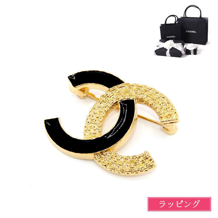 【CHANEL】 CCロゴ ブローチ シャネル CHANEL CHANEL ブローチ AB4434 B03478 ココマーク CC