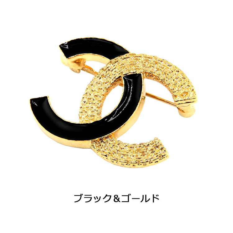 デザインが可愛い♪【CHANEL】ブローチ CCマーク CHANEL 【純正ラッピング済】 シャネル ココマーク ブローチ CC