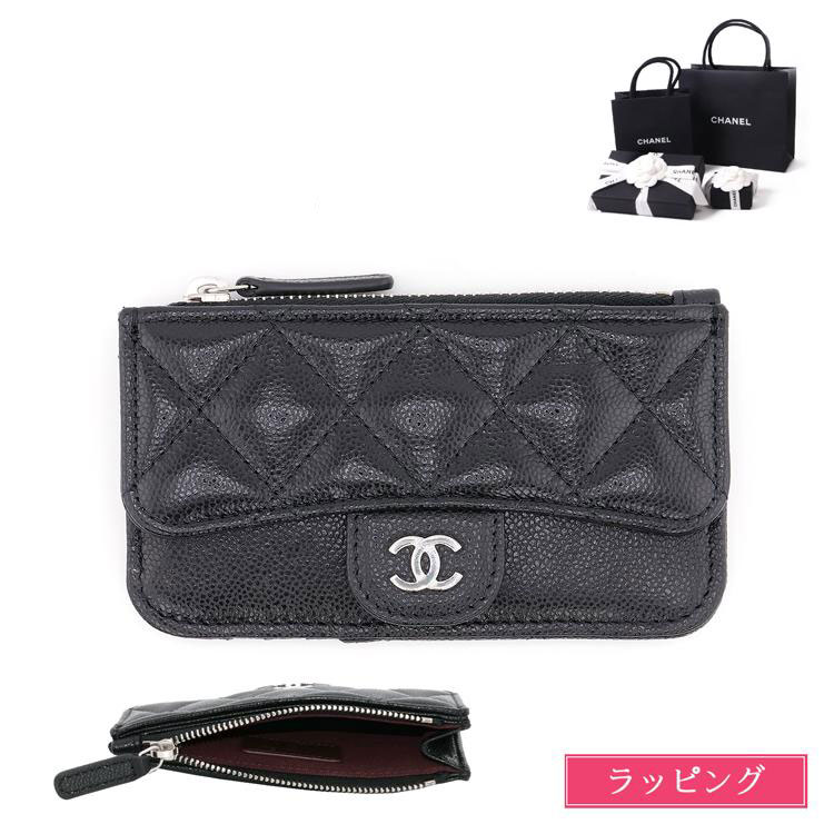 セール 海外 【純正ラッピング済】 CHANEL シャネル カード コインケース 小物