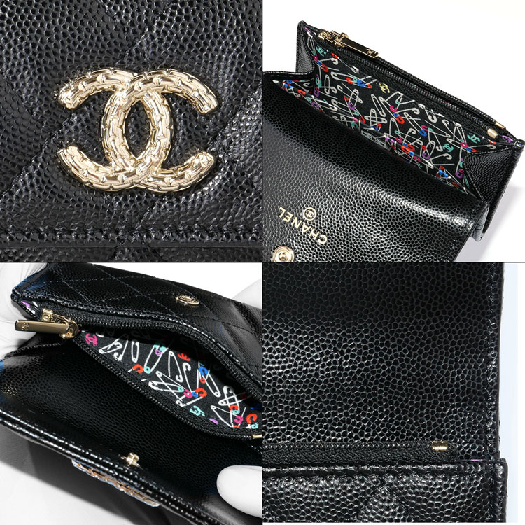 CHANEL [正規ラッピング済] シャネル 財布 小銭入れ マトラッセ