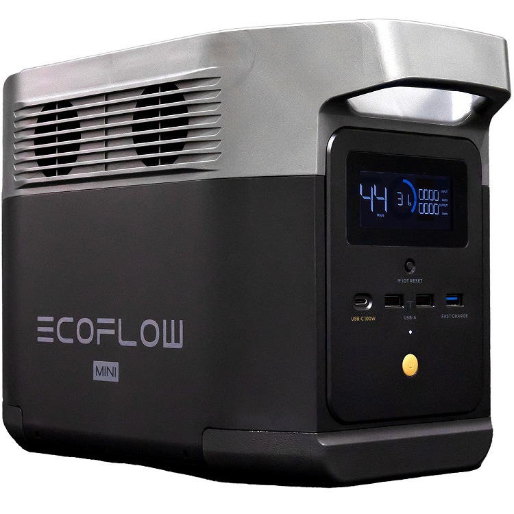 市販 EcoFlowエコフローポータブル電源DELTA mini 大容量 882Wh veme.fi