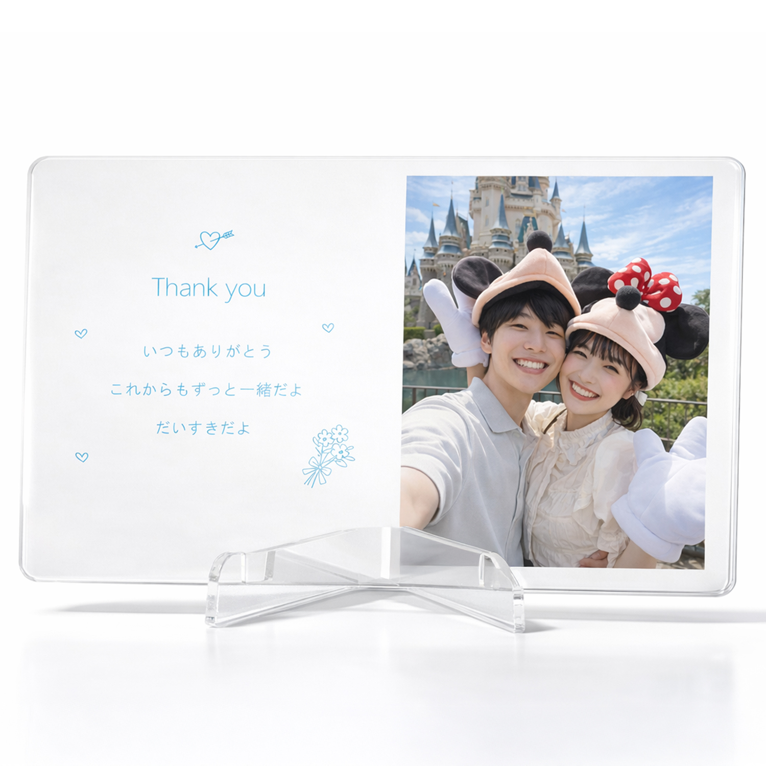 メッセージカード アクリル 写真立て フォトフレーム 母の日 記念日