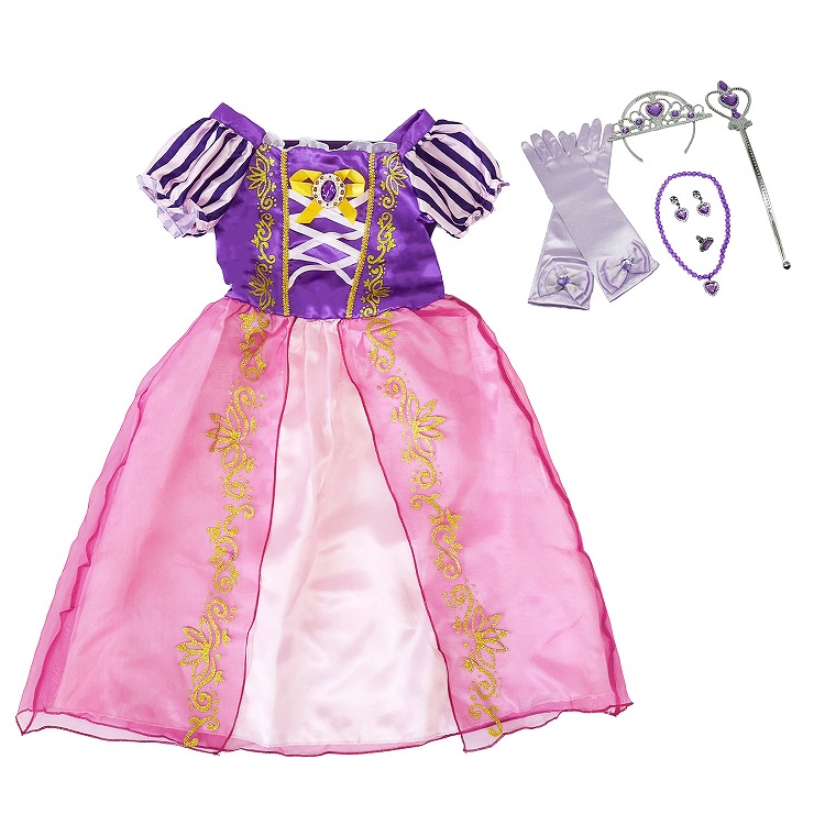 在庫処分] プリンセス ドレス ハロウィン コスプレ 子供 セット