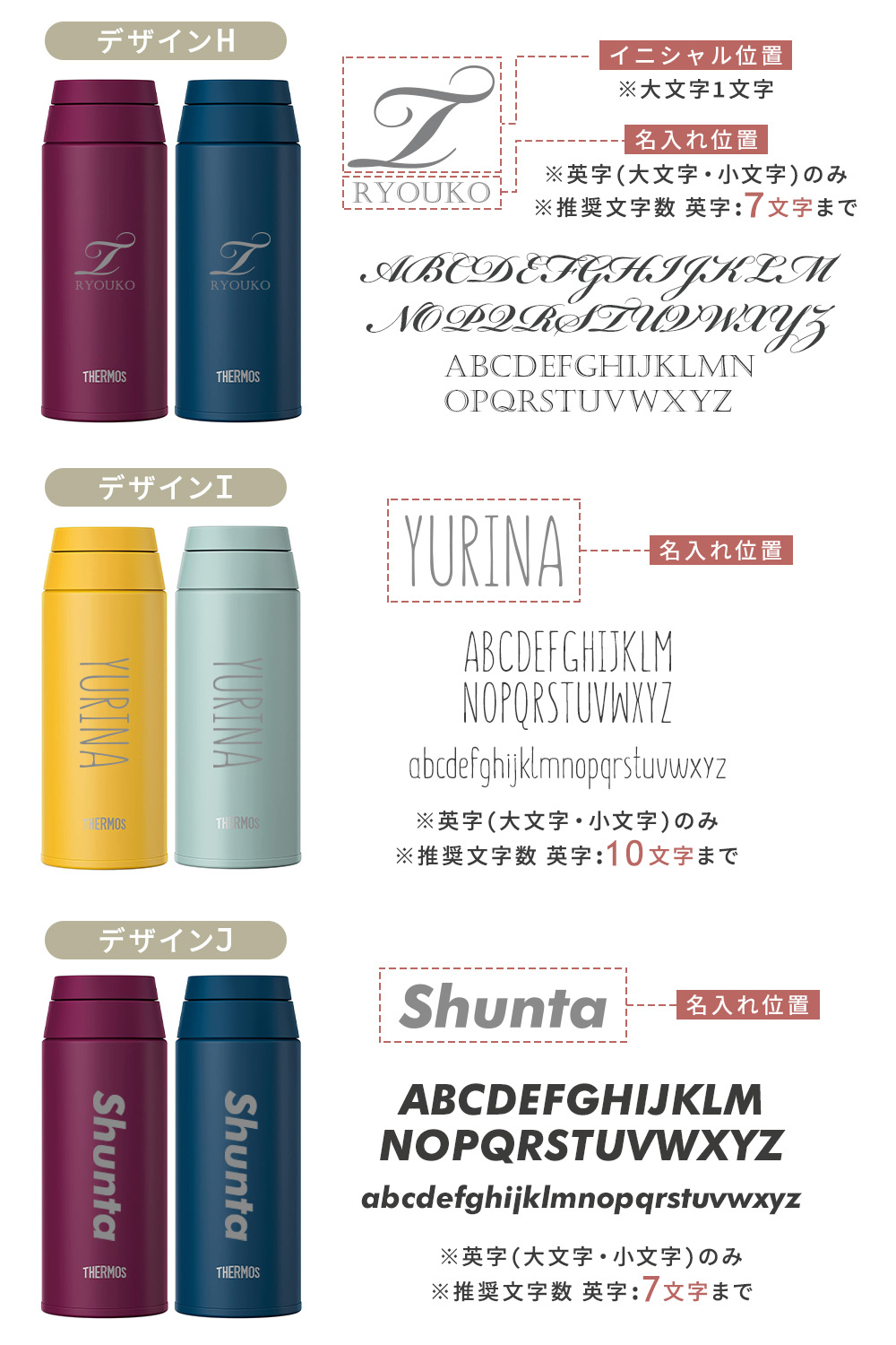 THERMOS（サーモス） 水筒 500ml 子供 名入れ無料 直飲み 真空断熱