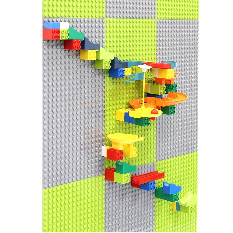 壁用ブロック 子供用 ブロック おもちゃ レゴ 72P 立体 ボールコース 【LEGOデュプロ互換】 知育玩具 LEGO 室内遊び おうち遊び クリスマス プレゼント｜rush-mall｜02