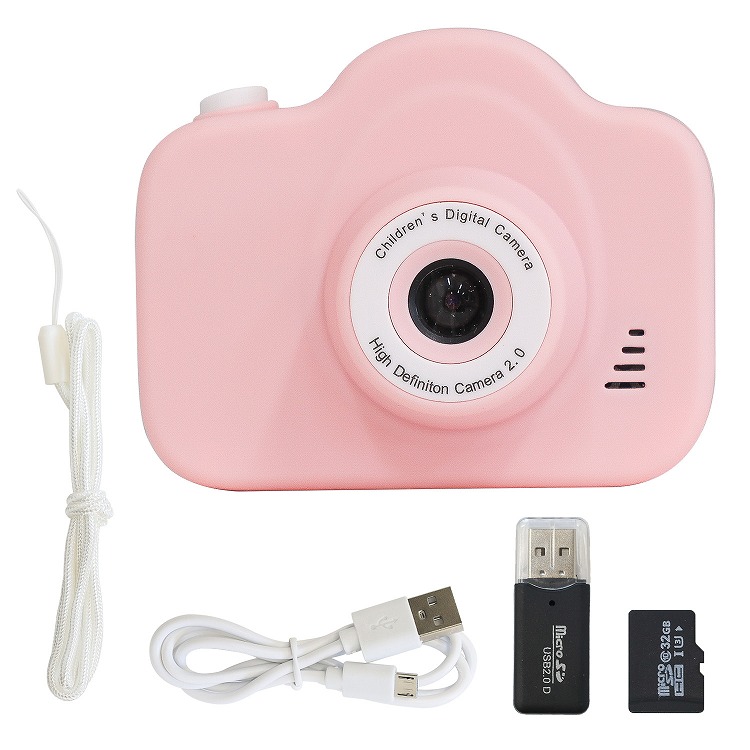 キッズカメラ トイカメラ 3歳 4歳 5歳 4000万画素 SDカード付き デジタルカメラ 写真 動画 32GB ゲーム内蔵 インカメラ 子供用 おもちゃ 小型 ままごと｜rush-mall｜07