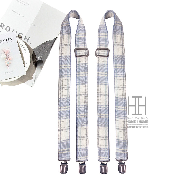 サスペンダー レディース I型 独立型 バラ 2本タイプ かわいい スクール カジュアル 女子 チェック柄 女子高生 制服 高校生 おしゃれ 可愛い ギフト プレゼント | ホームアイホーム | 02