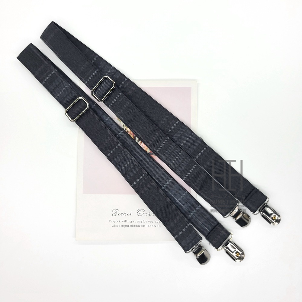 サスペンダー レディース I型 独立型 バラ 2本タイプ かわいい スクール カジュアル 女子 チェック柄 女子高生 制服 高校生 おしゃれ 可愛い ギフト プレゼント | ホームアイホーム | 06