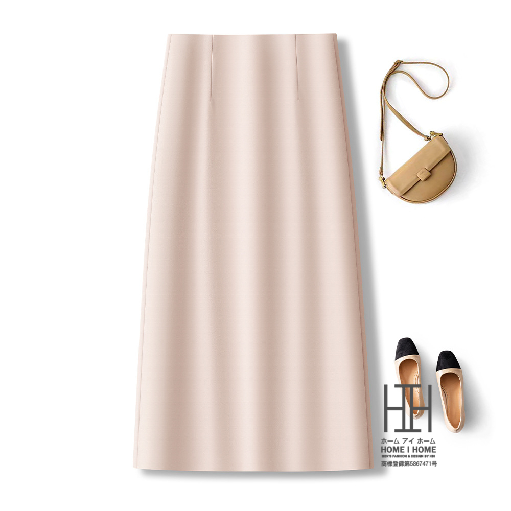 スーツスカート タイトスカート レディース ロング丈 ミモレ丈 シンプル 無地 通勤 体型カバー 可愛い カジュアル こなれ ハイウエスト 抗シワ 通気性 シワ防止 | ホームアイホーム | 03