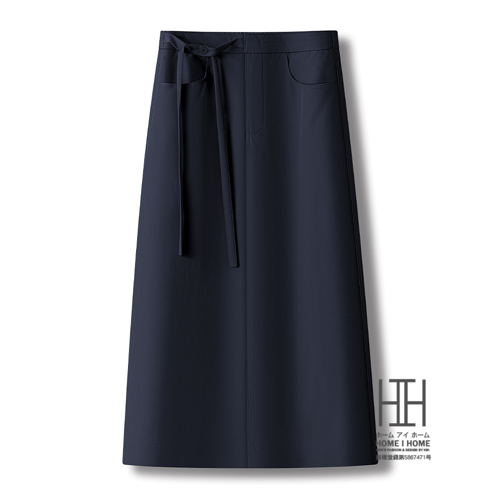 ストレートスカート タイトスカート レディース デザイン ロング丈 ミモレ丈 シンプル 無地 通勤 体型カバー 可愛い カジュアル 洗練 こなれ ハイウエスト 通気 | ホームアイホーム | 02