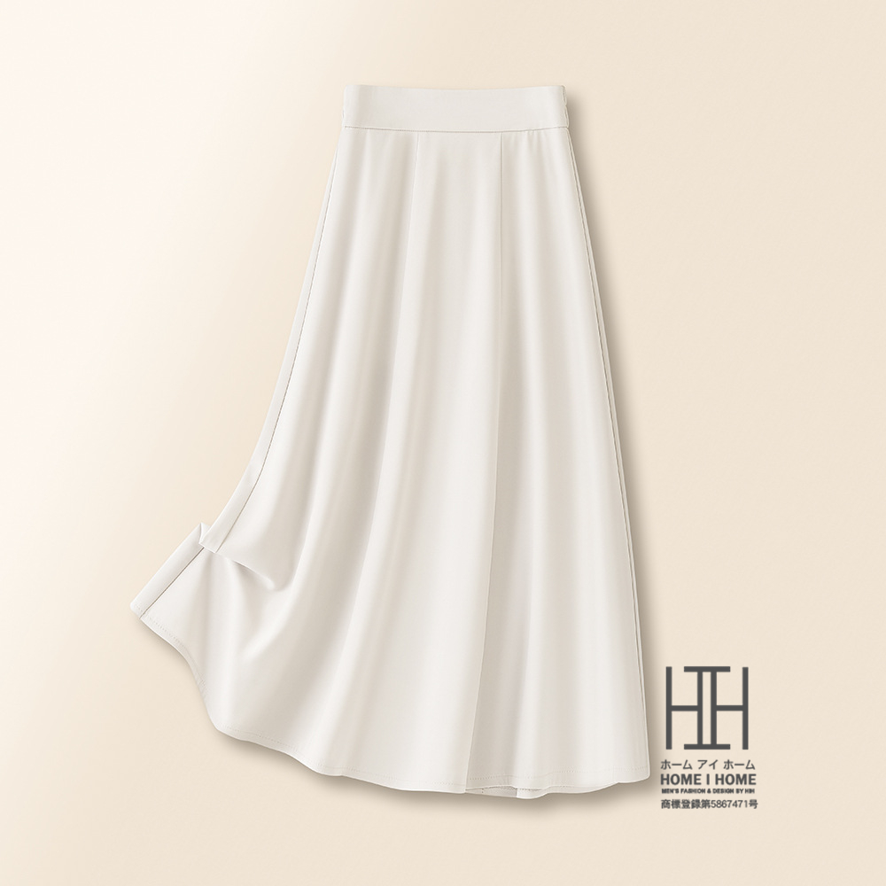 スカート オフィス レディース Aライン 無地 ストレッチ ロングスカート フレアスカート フレア ロング モノトーン きれいめ オフィスカジュアル 大きいサイズ | ホームアイホーム | 03
