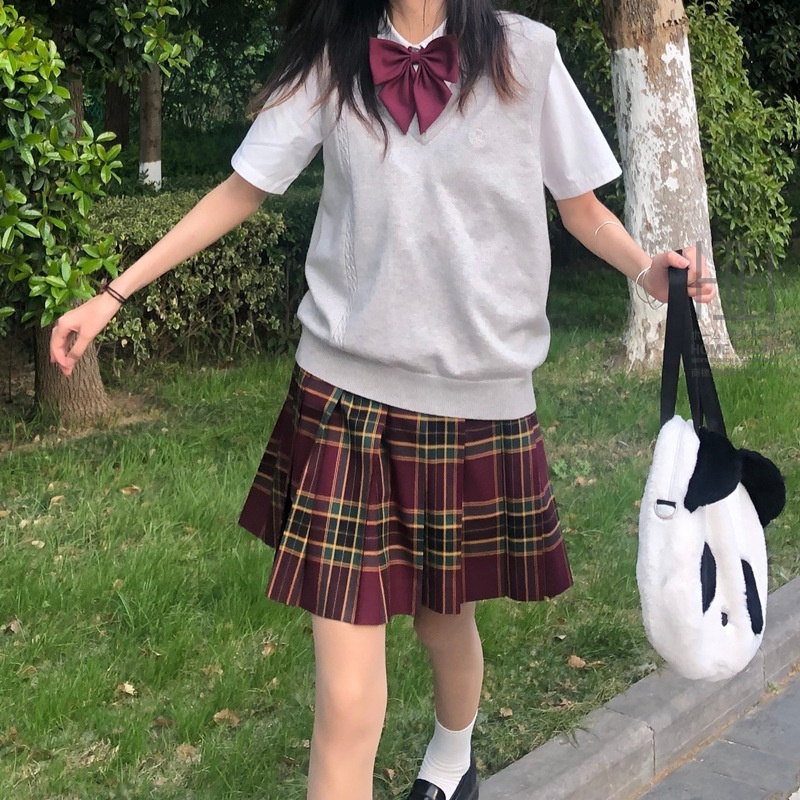 プリーツスカート レディース チェック柄 ミニスカート 学生 高校生 フレアスカート 可愛い 膝上 スクール JK制服 スカート丈 選べる 43cm 48cm 10色展開 通学 | ホームアイホーム | 08