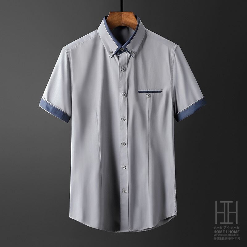 シャツ メンズ メンズシャツ 半袖シャツ メンズ ボタンダウンシャツ 夏服 メンズ物 | ホームアイホーム | 01