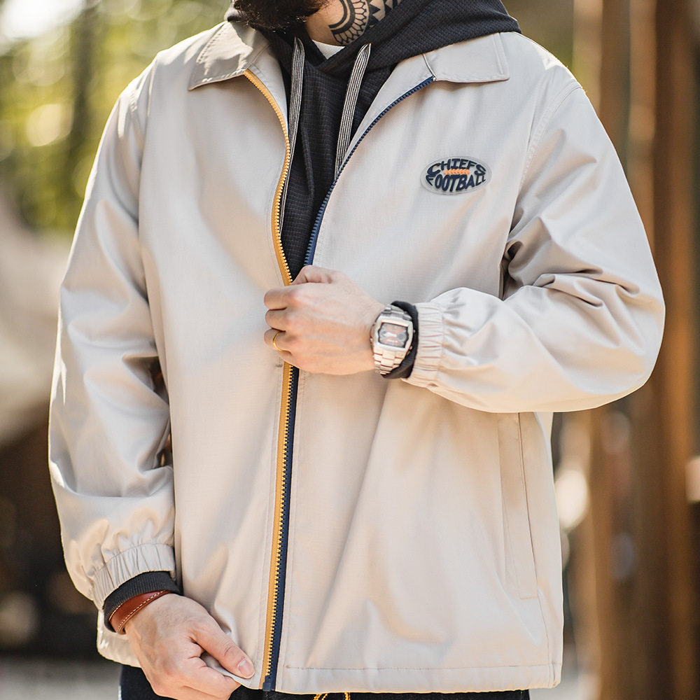 コーチジャケット メンズ レディース ナイロンジャケット オーバーサイズ 大きいサイズ ワンポイント おしゃれ 透湿 防水 撥水 防風 ミリタリー ブルゾン | ホームアイホーム | 02