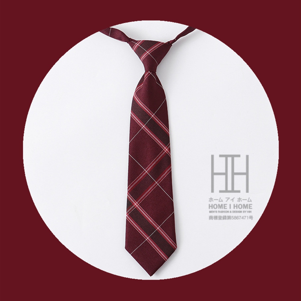 かわいい制服ネクタイ プレタイノット スクール カジュアル用 制服 スクールネクタイ クイック チェック柄 女子高生 高校生 簡単 可愛い ギフト プレゼント | ホームアイホーム | 09