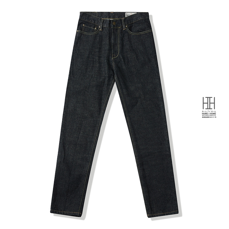 ジーンズ メンズ 15oz デニムパンツ セルビッチ 赤耳 ジップフライ リジッド ジーパン スリム 生デニム 未洗い/洗い済み Gパン YKK インディゴ バイク バイカー | ホームアイホーム | 02