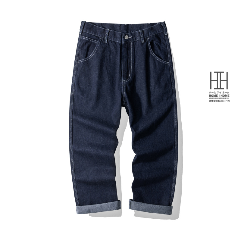 ストレート ジーンズ ワークパンツ ペインターパンツ メンズ 13.5ozデニム 12ozキャンバス WABASH Denim 無地 ストライプ 綿100 ベイカー インディゴ アウトドア | ホームアイホーム | 01