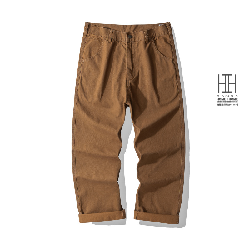 ストレート ジーンズ ワークパンツ ペインターパンツ メンズ 13.5ozデニム 12ozキャンバス WABASH Denim 無地 ストライプ 綿100 ベイカー インディゴ アウトドア | ホームアイホーム | 04