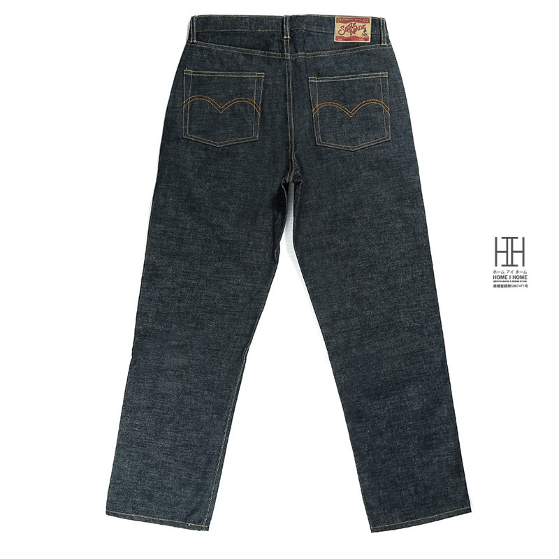 デニム ストレート ジーンズ メンズ 生デニム 未洗い/洗い済み 15oz デニムパンツ セルビッチ 赤耳 ボタンフライ リジッド ジーパン おしゃれ バイク バイカー | ホームアイホーム | 01