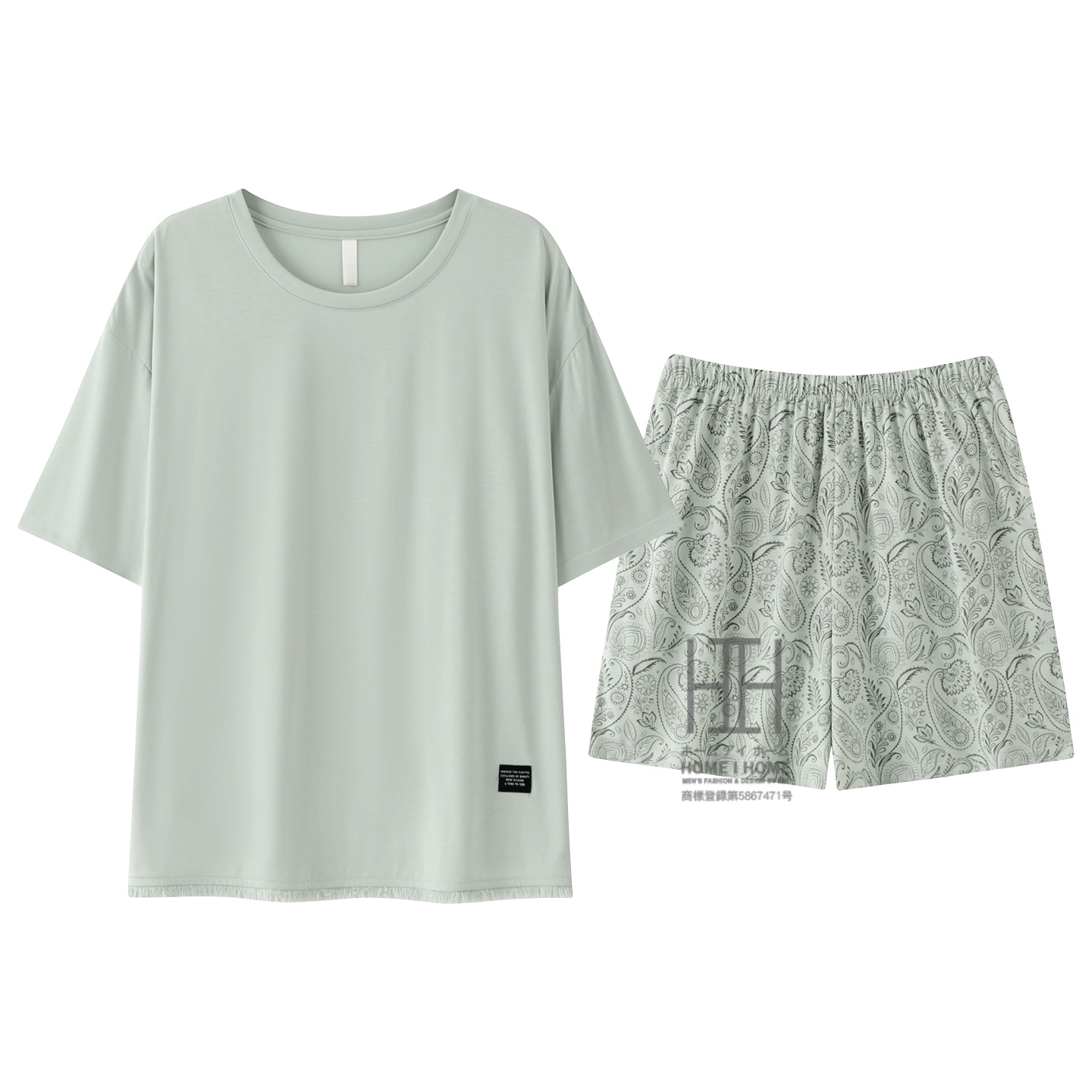 ルームウェアセット パジャマ セット レディース 半袖Tシャツ ショートパンツ 体型カラー ストレッチ ゆったり 部屋着 お出かけ 涼感 薄手 吸湿 抗菌 静電気防止 | ホームアイホーム | 01