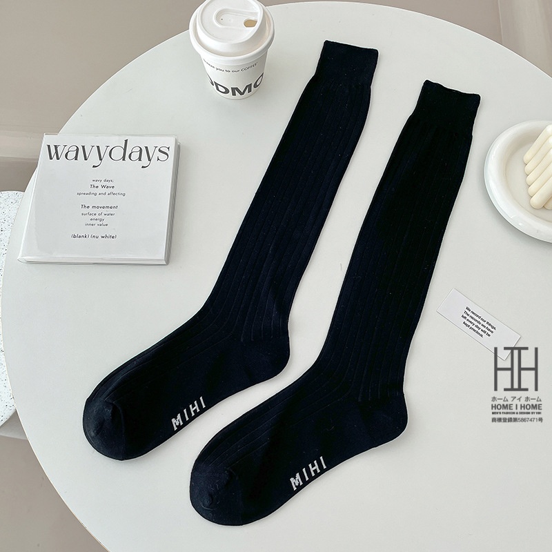 ハイソックス 夏 靴下 レディース ロング丈 消臭機能 抗菌 吸汗 綿 透け感 通気性 涼しい 薄手 たるみソックス ストレッチ 22-24.5cm おしゃれ 人気 ギフト | ホームアイホーム | 04