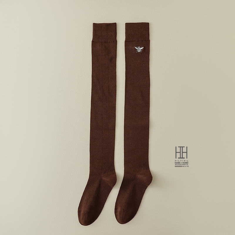 ニーハイソックス 靴下 膝上ソックス レディース ロング丈 綿 圧力ソックス 着圧 通気性 ストレッチ 快適 吸汗 抗菌 消臭 美脚 着痩せ おしゃれ 人気 ギフト | ホームアイホーム | 04