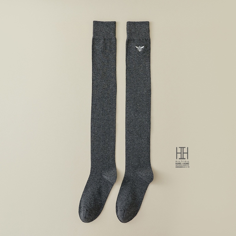 ニーハイソックス 靴下 膝上ソックス レディース ロング丈 綿 圧力ソックス 着圧 通気性 ストレッチ 快適 吸汗 抗菌 消臭 美脚 着痩せ おしゃれ 人気 ギフト | ホームアイホーム | 03