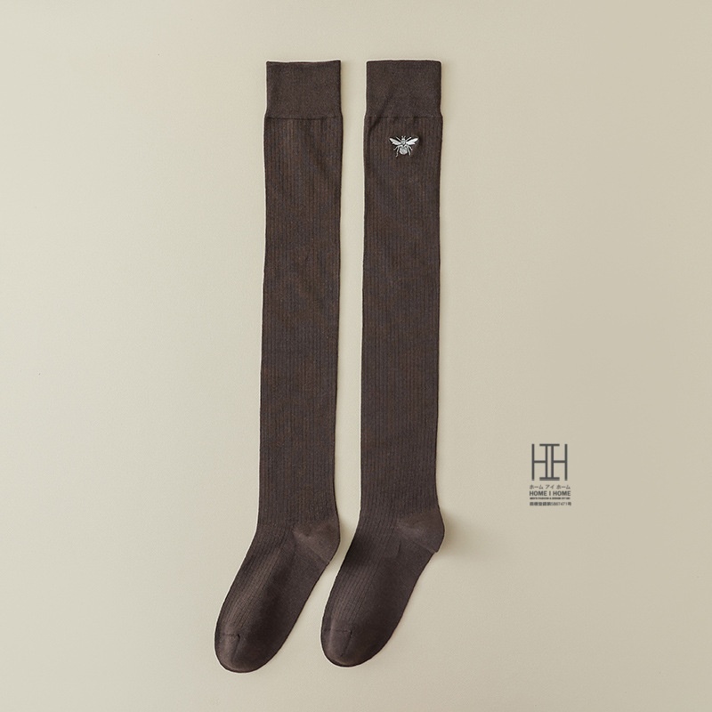 ニーハイソックス 靴下 膝上ソックス レディース ロング丈 綿 圧力ソックス 着圧 通気性 ストレッチ 快適 吸汗 抗菌 消臭 美脚 着痩せ おしゃれ 人気 ギフト | ホームアイホーム | 05