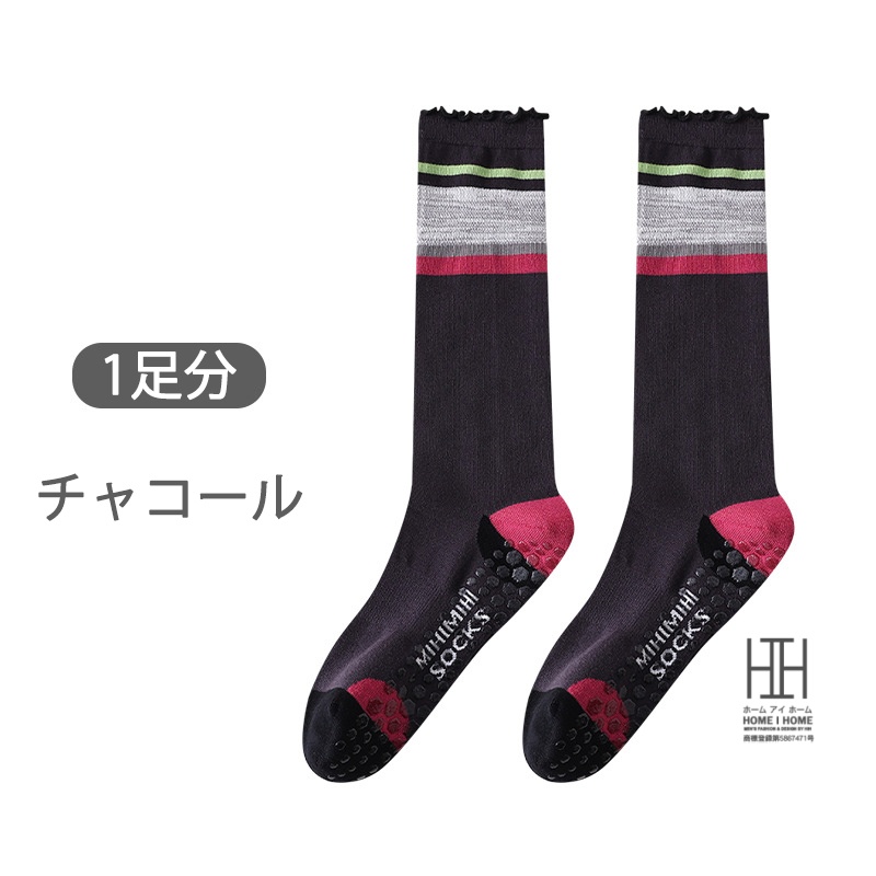 ヨガソックス レディース 着圧 抗菌 吸汗 スポーツソックス 消臭機能 綿 滑り止め 足裏マッサージ効果 スポーツ ヨガ ピラティス フィットネス 22-24.5cm | ブランド登録なし | 03