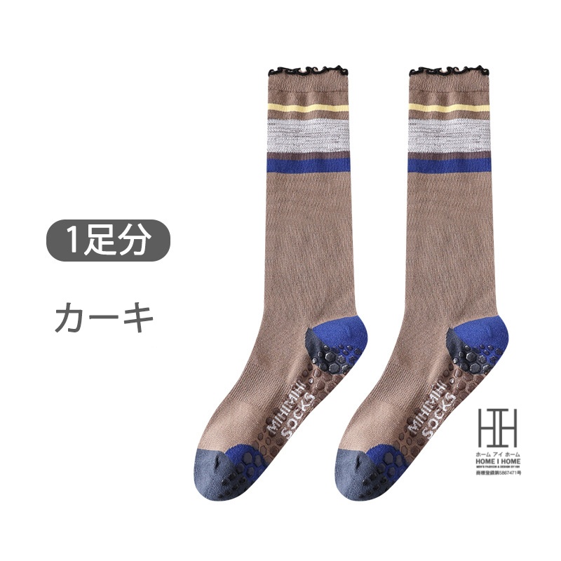 ヨガソックス レディース 着圧 抗菌 吸汗 スポーツソックス 消臭機能 綿 滑り止め 足裏マッサージ効果 スポーツ ヨガ ピラティス フィットネス 22-24.5cm | ブランド登録なし | 02