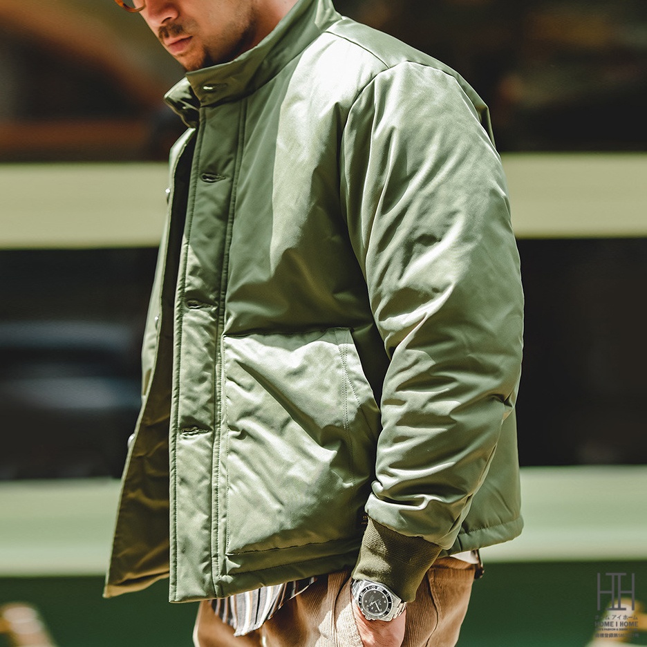 中綿コート ミリタリージャケット メンズ 中綿入り フライトジャケット ボンバージャケット ブルゾン ジャンパー アウター 防寒 オーバーサイズ 大きいサイズ | ホームアイホーム | 01