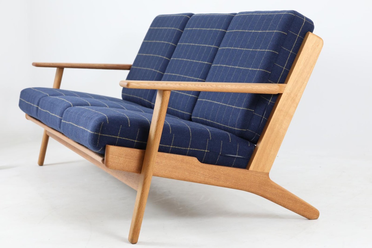 北欧家具ビンテージ GE290 トリプルソファ オーク材 Hans J.Wegner 