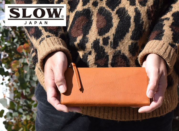 未使用級✨SLOW bono ボーノ　L字ファスナー　長財布 333S76i 未使用級✨SLOW bono ボーノ L字ファスナー 長財布 333S76i