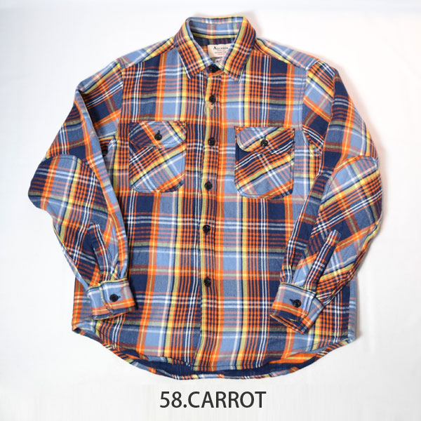 ALCARZA アルカルザ 2025FWモデル入荷 ヘビーフランネル チェック