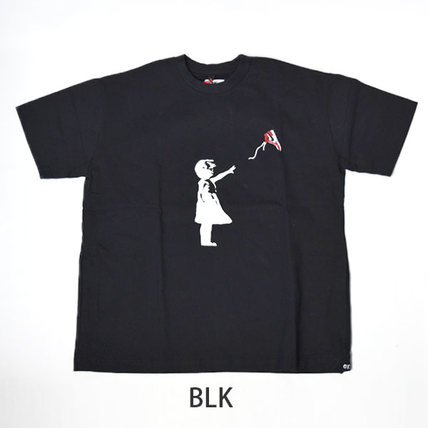 O.K. オーケー o.k. AJ1 feat BANKSY Tシャツ 半袖Tシャツ クリック 