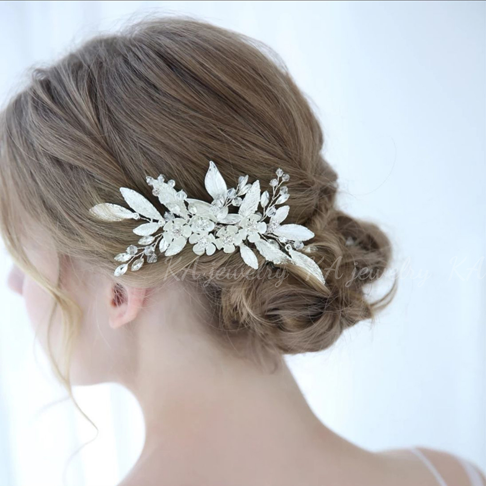 ヘッドドレス ウェディング ヘアアクセサリー シルバー 結婚式