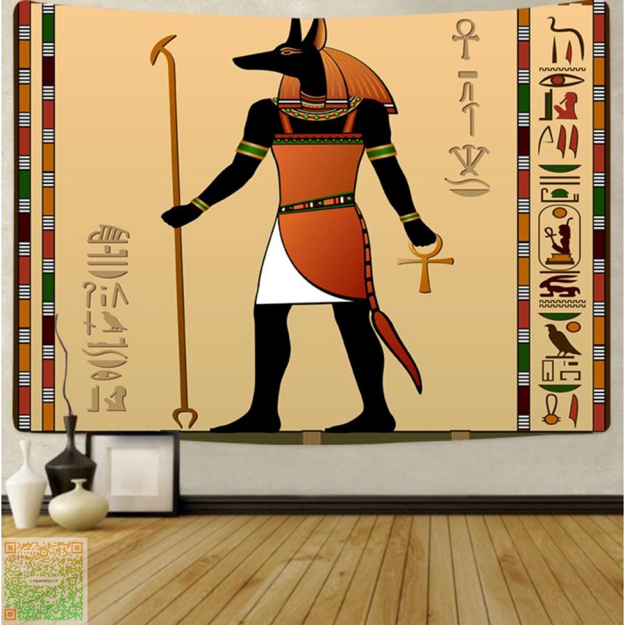 特別sale アヌビス神 ホルス神 古代エジプト タペストリー ポスター 背景布 象形文字 特別ご提供品 Www 340 Schoolsunited Nu