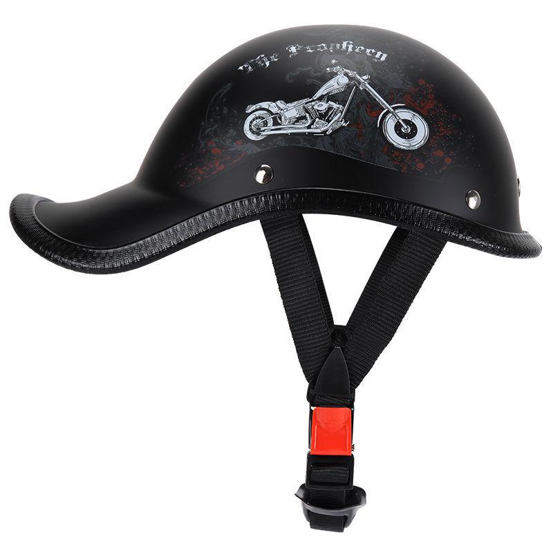 自転車ヘルメット ダックテールヘルメット 半帽ヘルメット レトロハーレーヘルメット 燕尾ヘルメット ハーフヘルメット メンズ レディース 半 キャップ