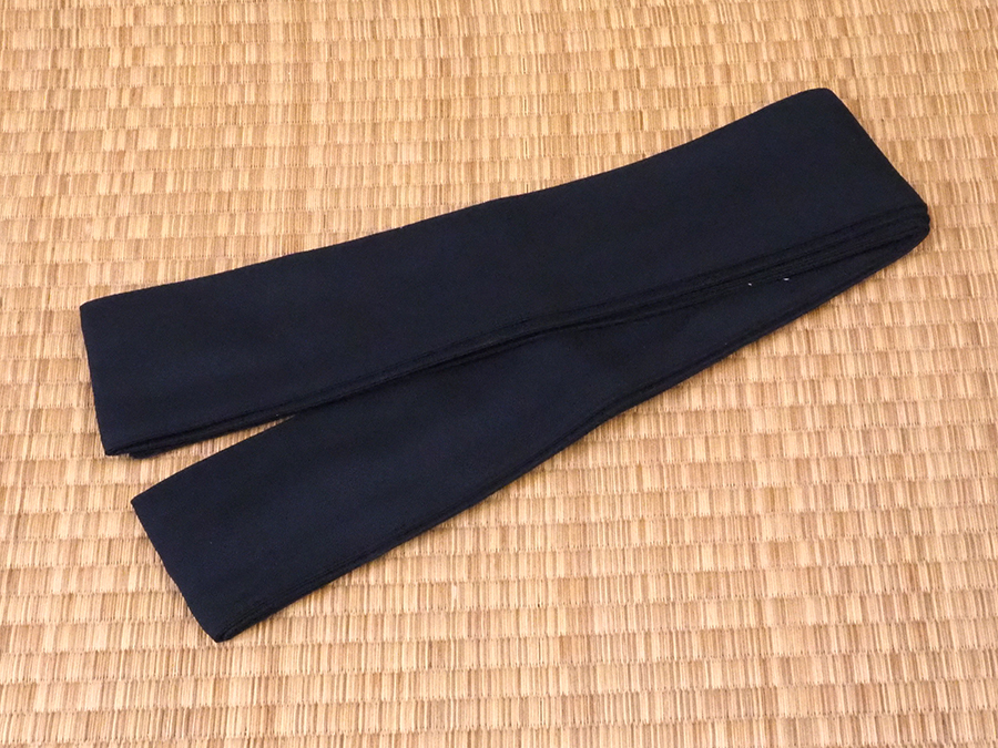 旅館浴衣帯 アムンゼン帯 黒 全体
