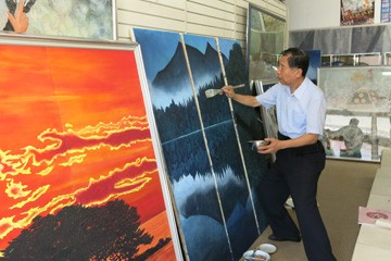 日本画画家 萩原緑風のプロフィール（受賞歴、メディア紹介、寄贈作品
