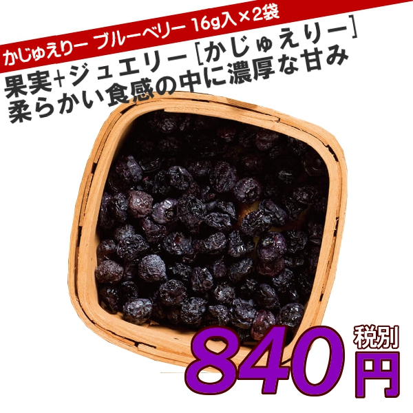 かじゅえりー ドライフルーツ ブルーベリー 16g入り 2袋セット (同梱不可)  :kajewelry-blueberry20g:良質計画Yahoo!店 - 通販 - Yahoo!ショッピング