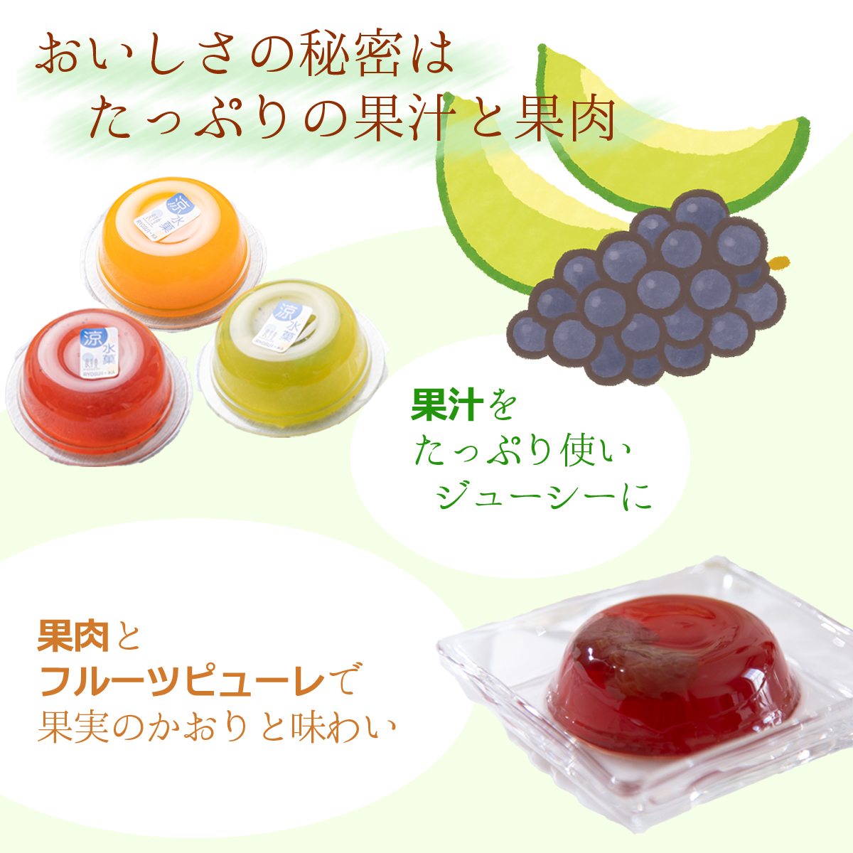 フルーツゼリー 涼水菓 12入 お中元 夏ギフト 2026 和菓子 詰め合わせ