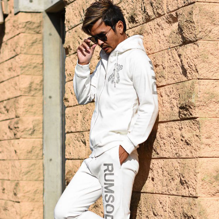 セットアップ メンズ ジャージ スウェット 上下 ワンマイルウエア 部屋着 オシャレ おしゃれジャージ ブラック 黒 秋 冬 ちょいワル 熊 ベア メンズファッション In The City 通販 Yahoo ショッピング