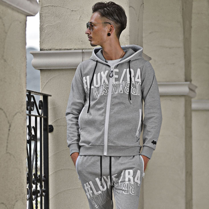 セットアップ メンズ ジャージ パーカー 発泡プリント 上下 ワンマイルウエア スポーティー オシャレ おしゃれジャージ ちょいワル メンズファッション In The City 通販 Yahoo ショッピング
