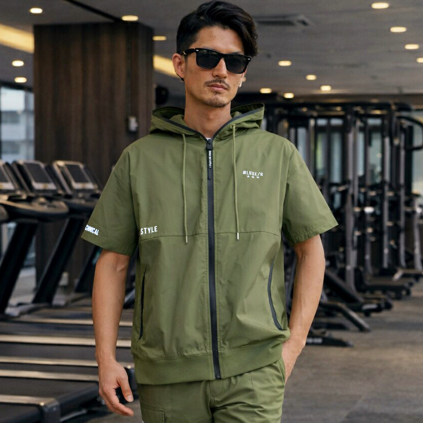 セットアップ メンズ スポーツ 夏 ジャージ ジムウェア ジム着