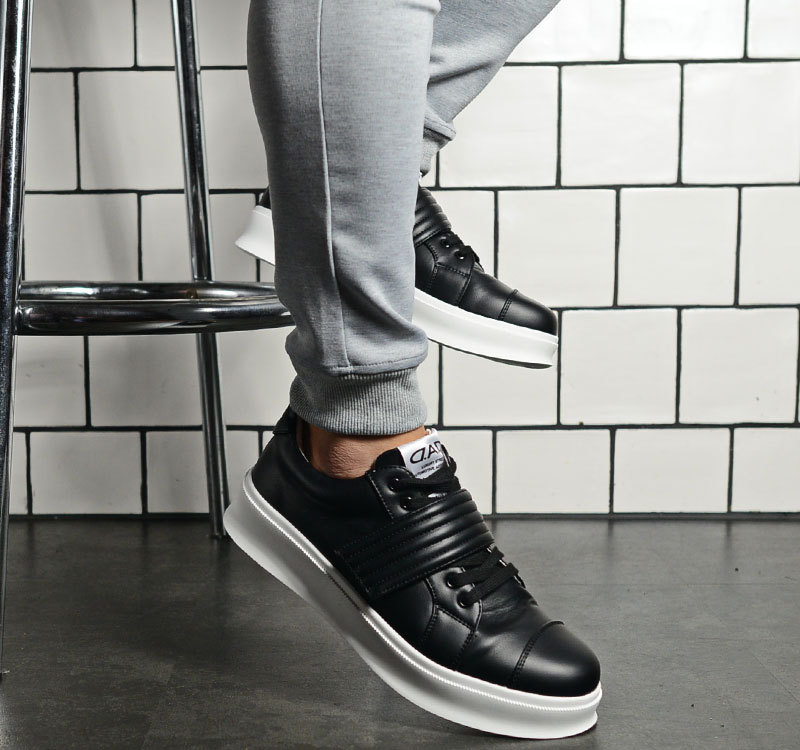 D A D スニーカー おしゃれ メンズ 白 黒 ブランド キルトベルト ローカットスニーカー Dad 厚底 韓国 紐 紐靴 靴 シューズ 21秋冬新作 1428dad メンズファッション In The City 通販 Yahoo ショッピング